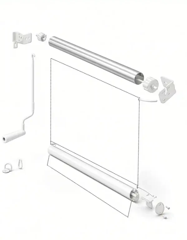 Sistema Enrollador Toldo Vertical Premium Reforzado