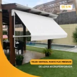 Toldo Punto Fijo Reforzado + Lona Microperforada - Imagen 2