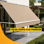 Toldo Punto Fijo Reforzado + Lona Microperforada - Imagen 3